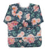 Toddler Baby Bib Sleeved Shirt with Pocket for Painting and Drawing, 1-3 Years Old (Floral)