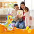 Musical Baby Toys Duck, Infant Tummy Time Toys for 0-12 Months, Crawling Dancing Light Up Learning Gifts