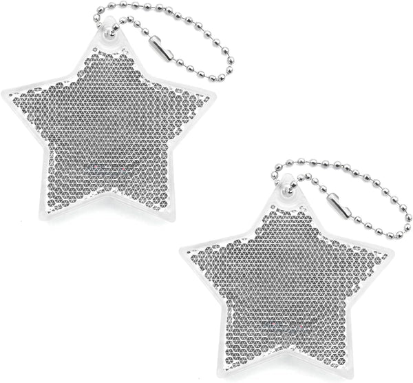 DEMYPROX funflector Safety Reflectors - Stars - Stylish Reflective Gear for Jackets, Bags,