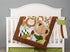 CribMATE 1 Owl / Checked Nursery Diaper Stacker PC Baby Diaper Hanging Bag (Green)