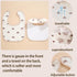PurlHaven 6 Pack Baby Bandana Bibs, Waterproof Toddler Bib,Soft Cotton Absorbent Baby Bibs for Eating,Drooling,Teething