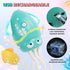 Tummy Dancing Octopus - Electric Crawling Musical Baby Toy with LED Lights & Music, Rechargeable Interactive Sensory