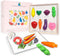 R&DLanci Toddler Crayons 8 Count, Non Toxic Washable Crayons for Toddlers, Unbreakable Easy-Grip