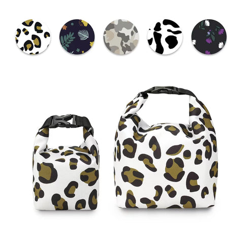 Pack Insulated Breastmilk Cooler Bag - Reusable Milk Bottle Bag Kids Snack Bag Baby Pacifier with Detachable Buckle