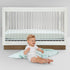 100% 28x52 Inch (Pack 3), Delta Children Fitted Crib Sheets for Girls and Boys - Organic Cotton Crib Sheet for Standard
