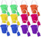 Beach Sand Toy Set - 12 Sets of Buckets and Shovels, Plastic Beach Buckets & Shovel Tools