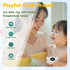 TKY Crab Baby Bath Thermometer Toy - Digital Floating Water Thermometer with LED Display, Color Temperature Alerts