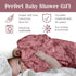 27x40 Inch berry bebe Luxury Receiving Blanket, Personalized Baby Blankets, Personalized Baby Gifts, Boutique Style