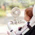 AMACOOL Battery Operated Stroller Fan, Baby Travel Essentials for Beach Disney, Newborn Boy & Girl Showers Gifts
