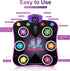 3-12 6-Button 5 3 4 5 6 7 8 9 10+ Flooyes Dance Mat Toys for Year Old Kids, Electronic Dance Pad with Light-up Wireless