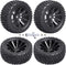 12mm Hex Wheels and Tires with Foam Inserts for 1/10 RC Touring Car, 1/18 Latrax Teton, 1/16 Traxxas Slash, Set of 4