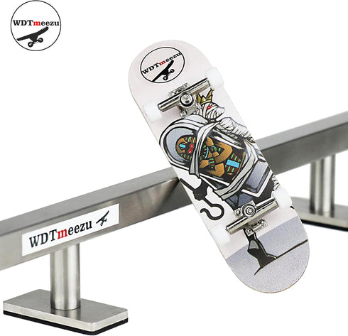 Professional Wood Finger Skateboard with Wheels and Bearings, Mini Fingerboard Finger Toy for Adults and Kids - 30mm