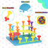 set 73Pcs 3-6 Peg Board Toy DIY Building Stacking Toys for Kids Years Old,STEM Educational Kids Toy for Brain