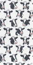 Mazeann Farm Cows Cute Crib Sheets Soft Breathable Fitted Cotton Baby Crib Sheets