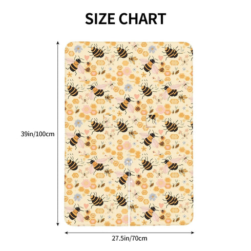 Sweet Honey Cute Bees Baby Car Seat Canopy Nursing for Breastfeeding Multi-Use Infant Stretchy Carrier Carseat Winter