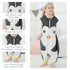 MICHLEY Toddler Sleeping Sack with Feet - Newborn Infant Sleeveless Sleeping Bag, 2-Way Zipper, Penguin, 3-5T