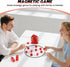 LULQZ Magnetic Chess Game with Stones, Magnet Game with String, Strategy Board Games, Family Games for Kids and Adults