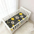 CZXW 52" 28" Botanical Dandelions Crib Sheets Fitted x Natural Cotton Soft & Breathable for Baby Crib Mattress