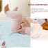 Cozy 30x40 Bow Blanket Blue Bows Soft Throw Blanket Reversible Premium Fabric for Best Comfort