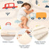 Ressainic 1.3" Floor50x50 Thick Baby Play Mat for PU Leather Playpen Mat for Toddlers Infant Kids,Ultra Soft Support