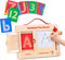 JoyCat Wooden Letter Tracing Board for Toddlers 3-5, Magnetic Alphabet & Number