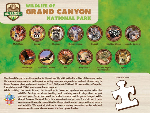 MasterPieces 100 Piece Jigsaw Puzzle for Kids - Grand Canyon National Park - 14"x19"