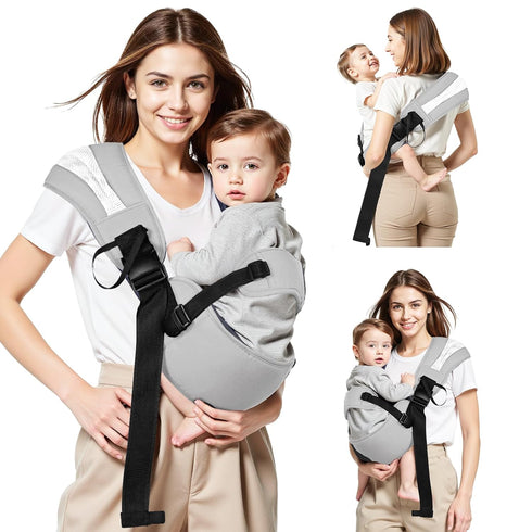 FUNITO 1555 lbs Toddler Carrier Sling for Newborn to Toddler, Ring Sling Baby Carrier with Breathable & Anti-Slip Seat