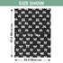 DOMIKING White Bow Black Pattern Baby Car Seat Cover Breathable Infant Car Seat Cover for Babies Lightweight Carseat