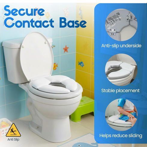 Mommy's Travel Potty Seat w/ Washable Carry Bag - Perfect for Travel - Padded for Soft Cushion - Portable Reusable