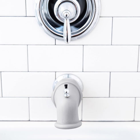 Ubbi Baby Bathtub Spout Guard Cover, Faucet Safety Cover for Toddler, Gray