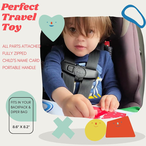 1-3 1 2 3 4 2-4 BAVY My Quiet Book - Toddler Plane Activities, Car Airplane Montessori Busy Board Book for Toddlers