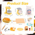 XIHIRCD Set, 1 12 Miniature Food Toys : Dollhouse Miniatures Play Kitchen Accessories Flour Egg Bread Resin Dollhouse