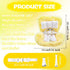 17cm, Mini Car Seat for Clip-On Air Vent Safety Seat with Soft Cushion and ABS Base, Cute Car Decoration & Display
