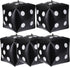 Toyvian Cube Foil Balloons 5pcs, Wall Decoration Aluminum Foil Balloons for Birthday and Outdoor Toys