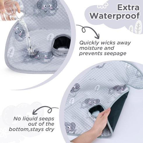 Set, 2 Pack 2 Car Seat Potty Training Protector Waterproof Piddle Pad for Baby Toddlers, Leak-Proof Car Seat Liner