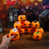 12PCS 6 BILLMOSS Halloween Pumpkin Squishy Toys - Colors Stress Relief Ghost Toy for Trick or Treat Party Suppliers