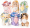 BIRZWOT Maomaolong Plush Blind Box Plush Figure Toys 1PC (1 of 7 Possible