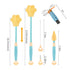 Chemimoso 10.5-13.8in Adjustable Handle Length Water Cup Cleaner Bottle Brush, Silicone Baby Bottle Brush, Pot Brush