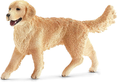 schleich Farm World - 3 Female Golden Retriever Figurine - Realistic Barnyard