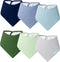 PurComfy SuperSoft Baby Bibs, Premium Bamboo Bandana Drool Bibs for Infant Boys