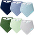 PurComfy SuperSoft Baby Bibs, Premium Bamboo Bandana Drool Bibs for Infant Boys