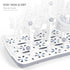 Baby Bottle Drying Rack with Tray, Termichy High Capacity Bottle Dryer Holder for Bottles, Teats, Cups, Gray