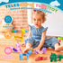 10 Pack Pop Tubes, Animal Fidget Toys, Sensory Tubes for Kids, Toddler Party Favors, School Reward Gift for Kids (10