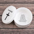 Baby Baptism Gift from Godparents, Precious Moments Keepsake for Boy Girl with Praying Cross, Baptism, Baby Shower,
