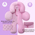 2-in-1 Pro Goleem Infant Car Seat Head Neck Body Support, Ultra-Soft Minky and Microfiber Car Seat Strap Pads, Perfect