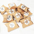 80 Elephant Baby Shower Thank You Stickers, 2 Inch Elephant Themed Favor Label Stickers