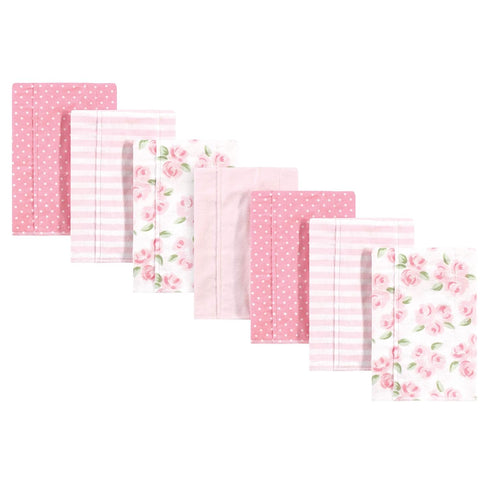 Little Treasure Unisex Baby Cotton Flannel Burp Cloths, Beyoutiful, One Size by Little Treasure