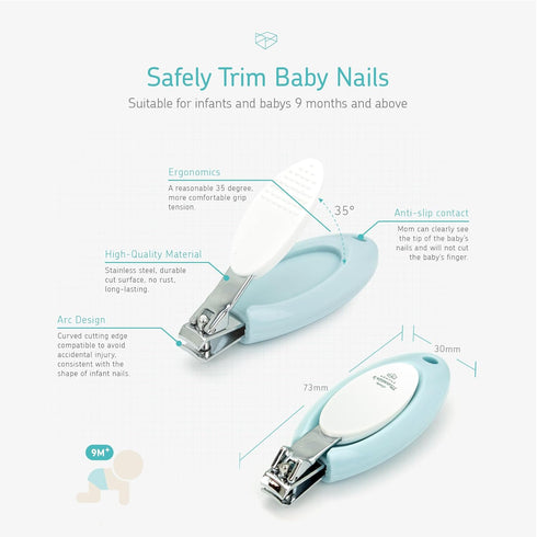 Little Martins Drawer (4 2x 1x Set Little Martins Baby Nail Care Kit pcs) - Nail Scissors and Nail Clipper