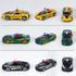 1:64 Set 3 4 5 6 7 8 Oriate Die-Cast Metal Police Car Toy - Collectable Police Sports Car Toy Model, Cake Topper
