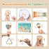 Uhqajd Set, 3+, Baby Musical Instruments Montessori Wooden Toys for Toddlers Neutral Colors Percussion Instruments